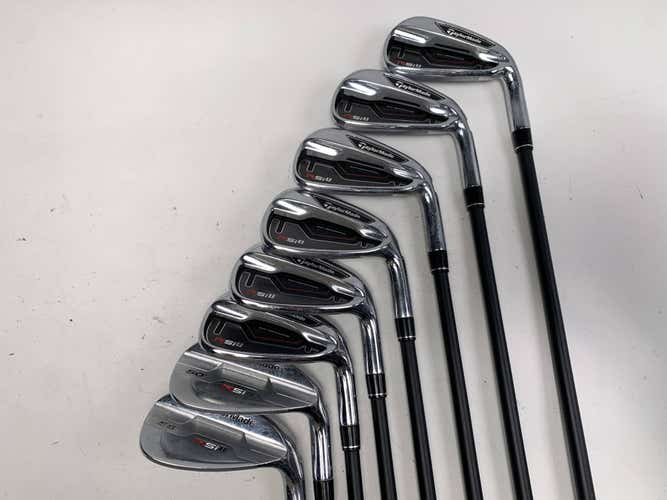 TaylorMade RSi 1 Iron Set 5-PW+AW+SW REAX 55g Senior Graphite Mens RH