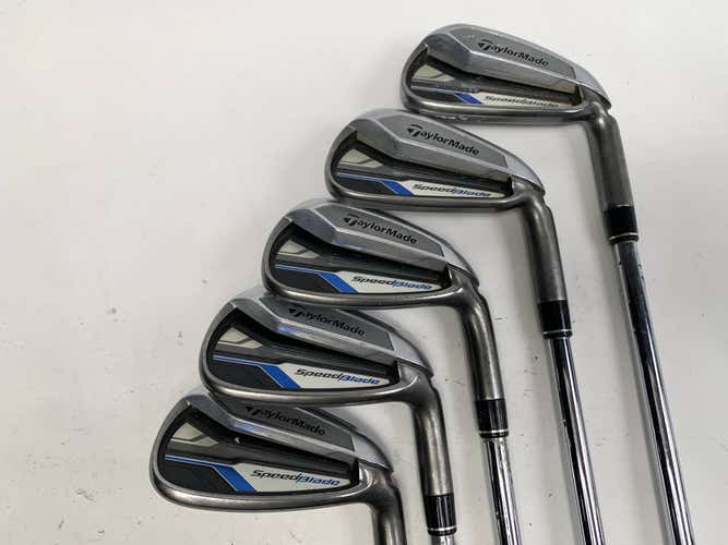 TaylorMade Speedblade Iron Set 6-PW 85g Regular Steel Mens RH