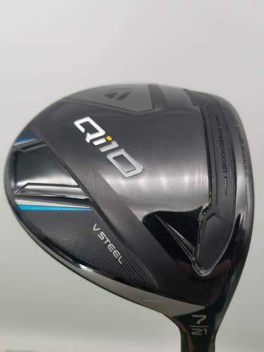 2024 TAYLORMADE QI10 7 WOOD 21* STIFF HZRDUS SMOKE BLUE RDX PVD 41" VERYGOOD