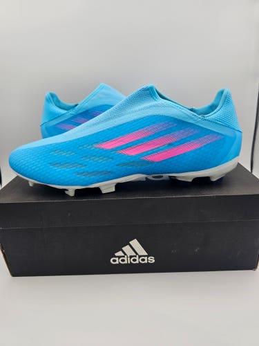 Adidas X Speedflow.3 Laceless FG 'Sky Rush Team Shock Pink' Soccer Cleats Size 13