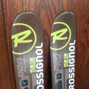 93cm Kids Skis ROSSIGNOL EXP. E PRO with KIDS ROSSIGNOL COMP KIDS 4.5 Bindings *USED*CLEAN