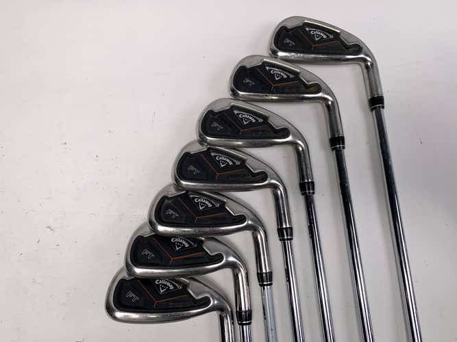 Callaway FT Iron Set 4-PW Nippon NS Pro 1100GH Uniflex Steel Mens RH