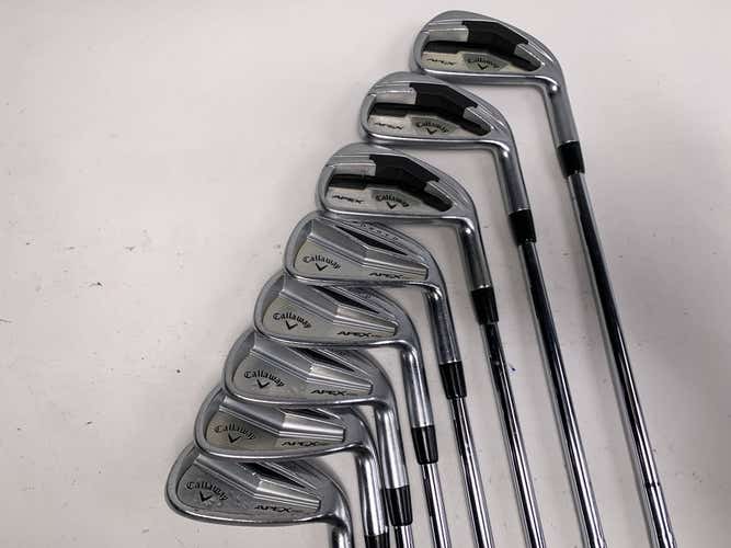 Callaway Apex Pro Combo Iron Set 4-PW+AW KBS Tour-V Regular Steel Mens RH