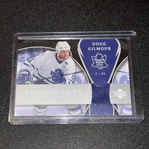 Doug Gilmour Toronto Maple Leafs 2007-08 Trilog3y NHL Honorary Swatches Jersey