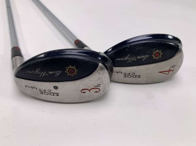 Ben Hogan Edge CFT 3 & 4 Hybrid Set 21* 24* Apex Edge 4 Stiff Steel Mens RH