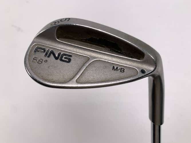 Ping MB Lob Wedge LW 58* Black Dot Wedge Steel Mens RH