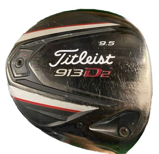 Titleist 913 D2 Ti Driver 9.5* RH 62g Diamana Stiff Graphite 43.5" HC New Grip