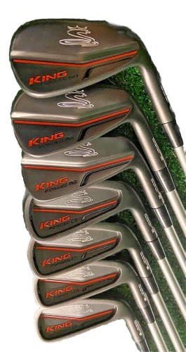 Cobra King Forged MB Black Irons 3-7,9,PW (No 8) RH KBS C-Taper 120 Stiff 5i 38"