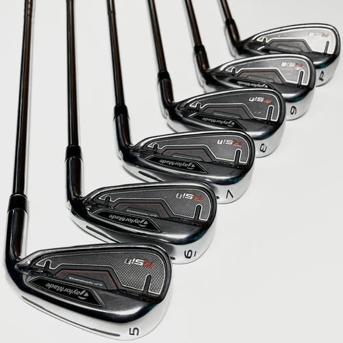 Taylormade RSi 1 Iron Set 5-9, PW Right Handed Stiff Flex Steel Shafts