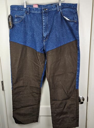 Wrangler ProGear Upland Jean Brush Guard Denim Straight Leg Sz 42x30 Pants Men