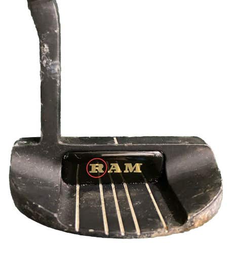 RAM Golf Insert Mallet Putter RH Steel Shaft 33.5" With Label Nice Factory Grip