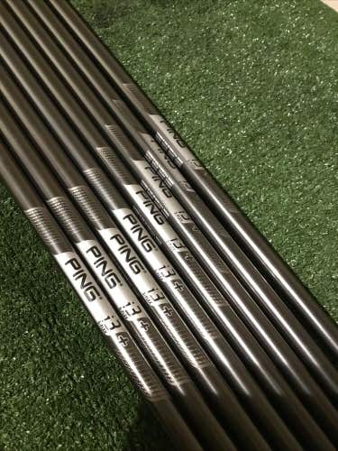 Set Of 8 Ping i3+ Stiff Graphite Irons Set Shafts (35” In. - 37” In.) Uncut