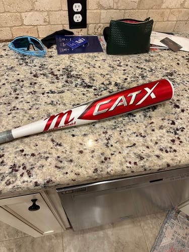 Like New Marucci CAT X JBB USSSA Certified Bat (-10) Alloy 17 oz 27"