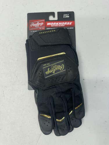 New Rawlings Workhorse Xl Pair Batting Gloves