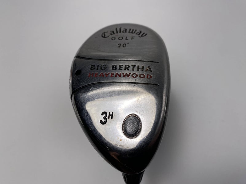 Callaway Big Bertha Heavenwood 3 Hybrid 20* Uniflex Steel Mens RH