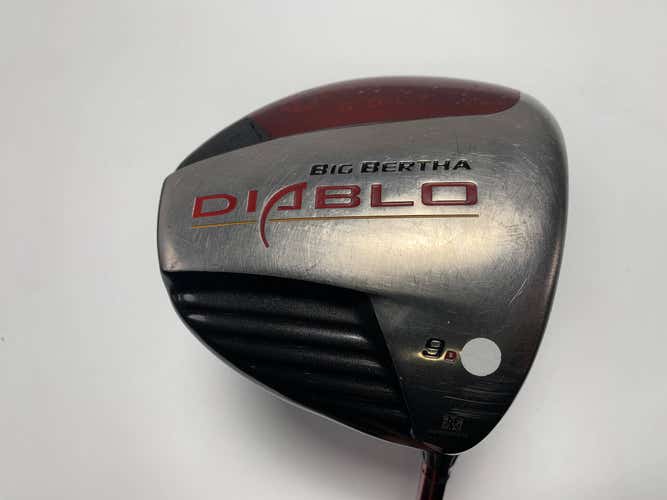 Callaway Big Bertha Diablo Driver 9* Aldila DVS 65g Stiff Graphite Mens RH