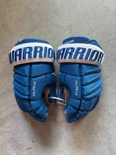 NHL Colorado Avalanche LANDESKOG New With Tags Warrior 14" Pro Stock Alpha LX Pro Gloves