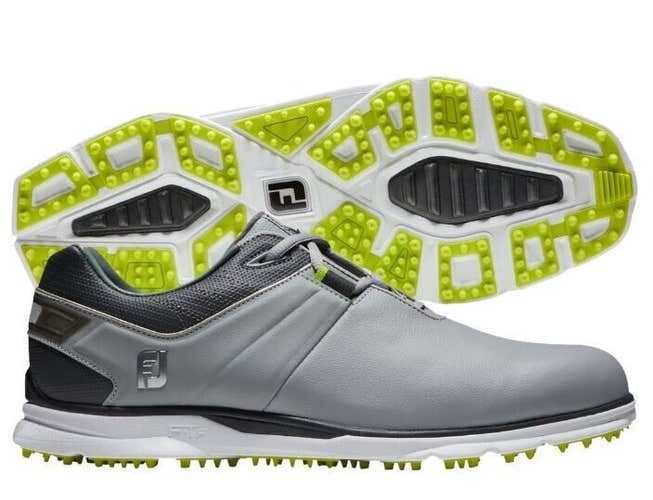 FootJoy Pro SL Mens Previous Season Golf Shoes 53075 Gray/Lime Size 9.5 NEW`