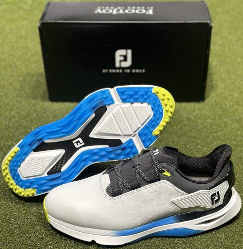 NEW FootJoy Pro/SLX Carbon Leather Golf Shoes 56918 White 9.5 Medium #98767