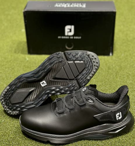 NEW FootJoy Pro/SLX Carbon Leather Golf Shoes 56917 Black 9.5 Medium #98768