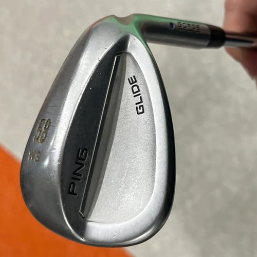 Used Men's Ping Glide Right Handed Wedge Wedge Flex 58 Degree Steel Shaft