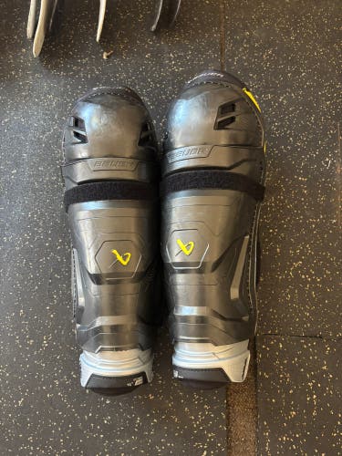 Used Senior Bauer 14"  Supreme Matrix Shin Pads