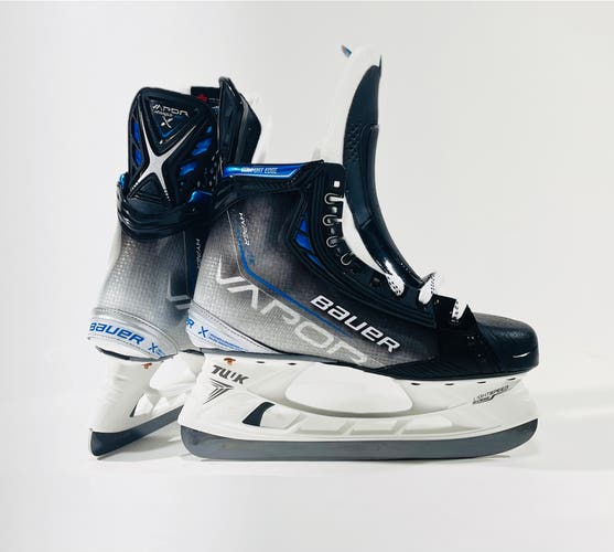 New Bauer Vapor Hyperlite (custom Blue) Pro Stock Skates - Size 9 3/8 (FIT 1)