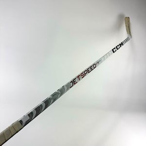 Used Left White CCM Jetspeed FT5 Pro | 95 Flex Custom Curve Grip | Sergachev | K167