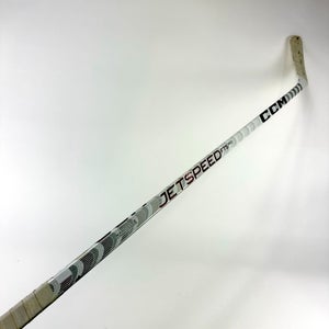 Used Left White CCM Jetspeed FT5 Pro | 95 Flex Custom Curve Grip | Sergachev | K168