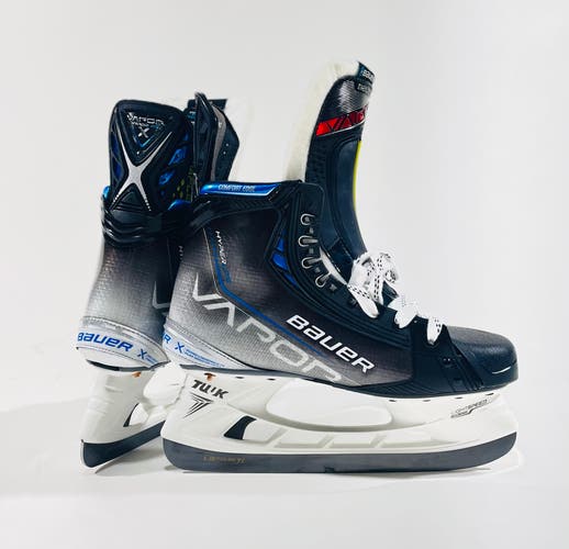 New Bauer Vapor Hyperlite (custom Blue) Pro Stock Skates - Size 9 3/8 (FIT 1) #2