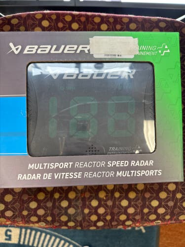 New Bauer Multisport reactor speed radar