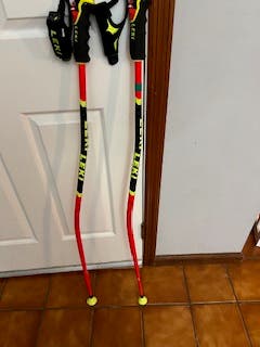 Leki Racing World Cup Lite GS Ski Poles Size 110 (44In) Used