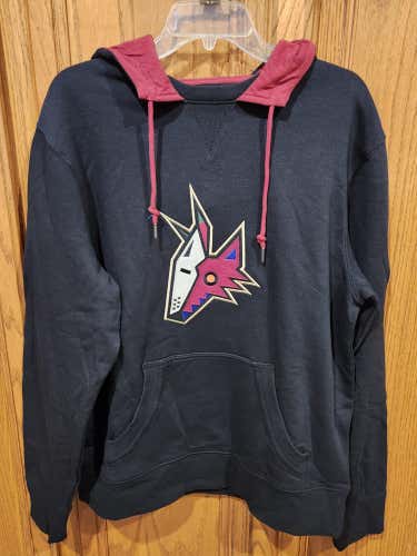 Arizona Coyotes Connor Ingram Fanatics Authentic Pro Black Kachina Hoodie Large