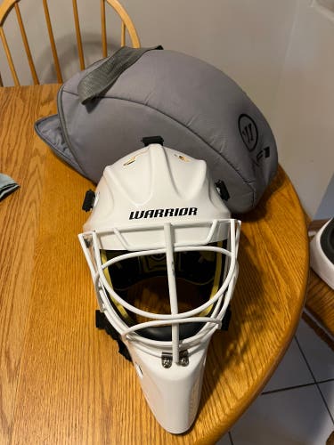 Used Senior Warrior  Ritual F1 Goalie Mask
