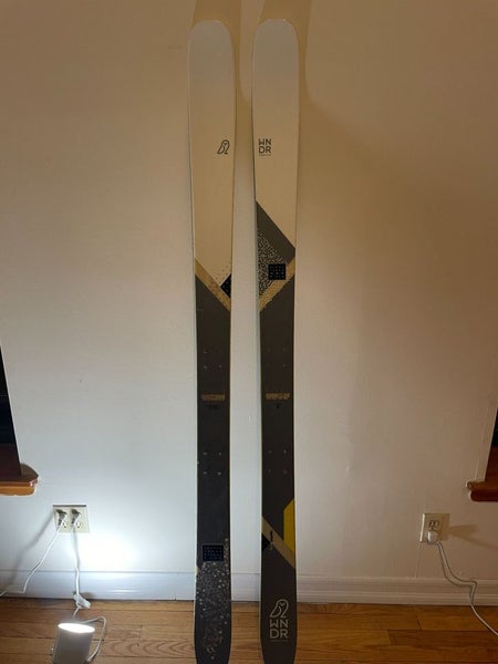 Used WNDR Vital 100 2022 190 cm Touring Skis w/ Pomoca Skins, No Bindings, Mounted Once