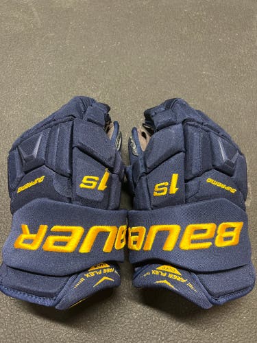 Used  Bauer 14" Supreme 1S Pro Gloves