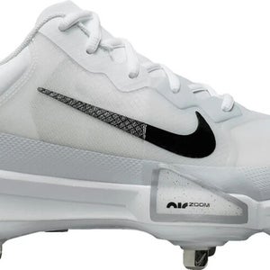 NIB Nike Force Zoom Trout 9 Pro Metal Baseball Cleats Mens 14 White FB2907-100