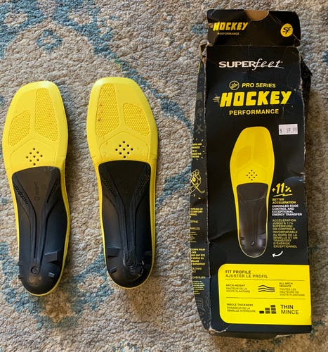 superfeet ice hockey skates insoles size up to 5.5