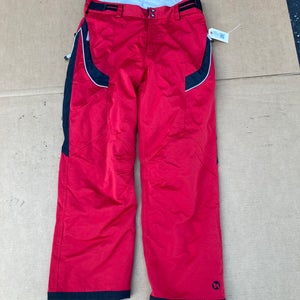 Used Red Men's Medium Marker Ski Pants