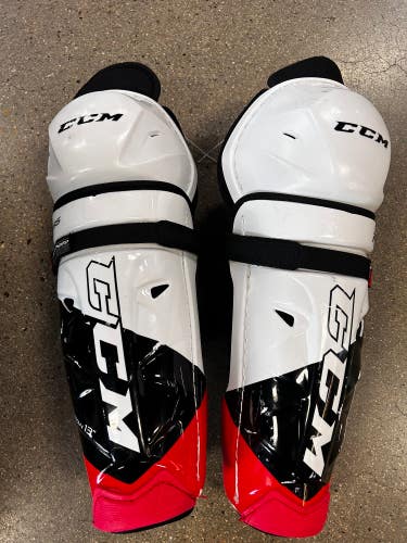 Used Junior CCM Jetspeed FT485 Shin Pads 13"