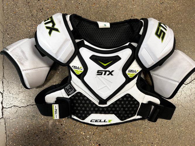 Used Small Youth STX Cell V Shoulder Pads