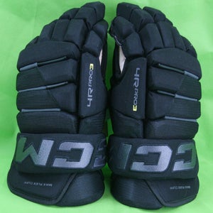 New CCM HG4RP3 Gloves 13"  4 Roll Pro3 Black/Graphite Grey