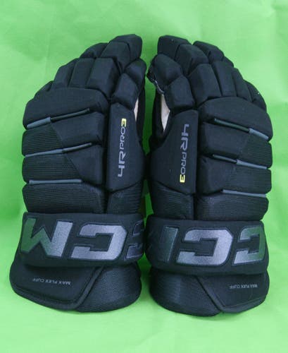New CCM HG4RP3 Gloves 13" 4 Roll Pro3 Black/Graphite Grey