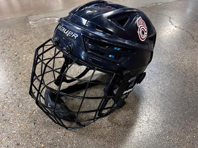 Blue Used Medium Bauer Re-Akt 150 Helmet