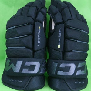 New CCM HG4RP3 Gloves 15"  4 Roll Pro3 Black/Graphite Grey