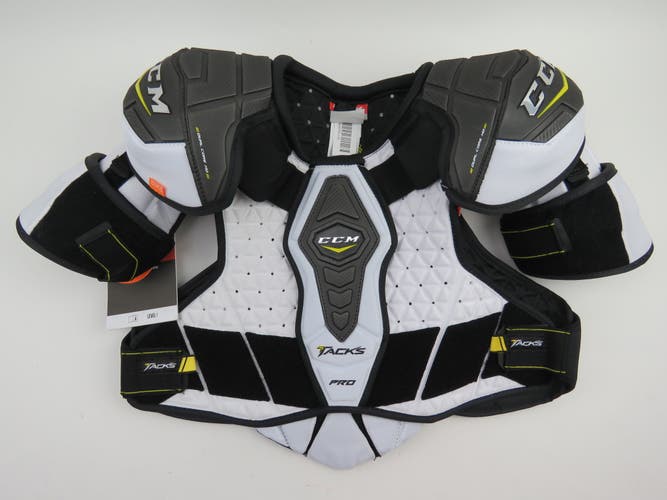 CCM Tacks Pro NHL Pro Stock Hockey Player Shoulder Pads Senior Size Large NWT