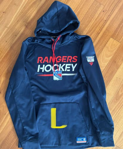 Jonathan Quick 32 New York Rangers Team Player Issued Hoodie Fanatics Authentic Pro L