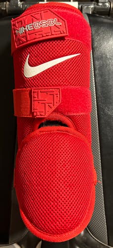 Red Used Senior Nike Leg Guard and elbow guard