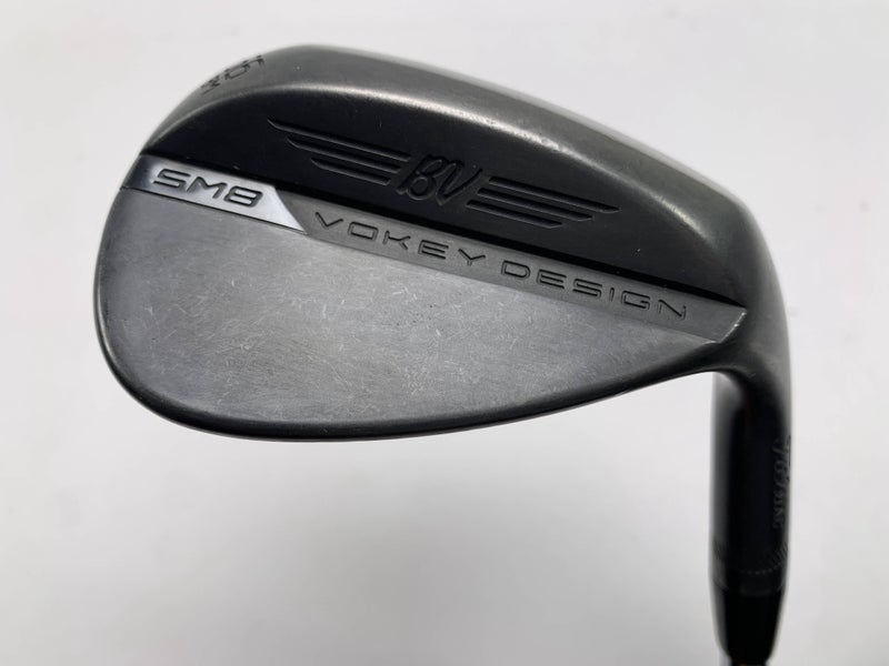 Titleist Vokey SM8 Jet Black Sand Wedge 56* 8 M-Grind Wedge Steel Mens RH
