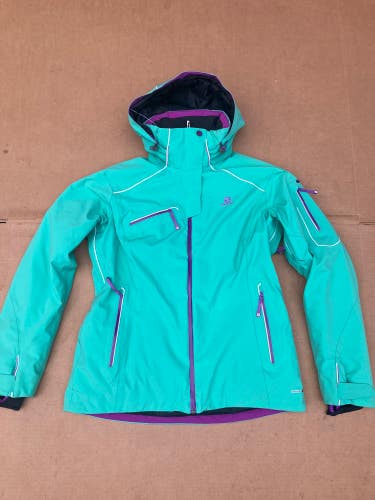 Used Women's Salomon Brilliant Ski/Snowboard Jacket | Size Large